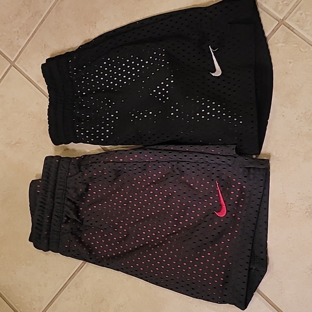 Nike Dri-fit Basketball Shorts Girls Size Small - Lot of 2